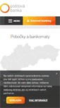 Mobile Screenshot of postovabanka.sk
